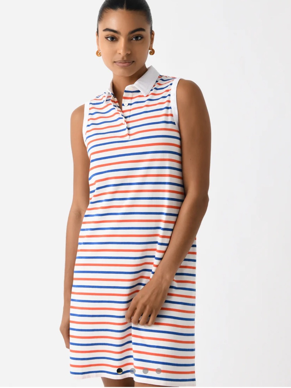 KULE Striped Polo Dress